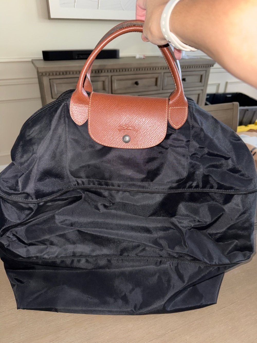 Longchamp Le Pliage Original Expandable Weekender Bag